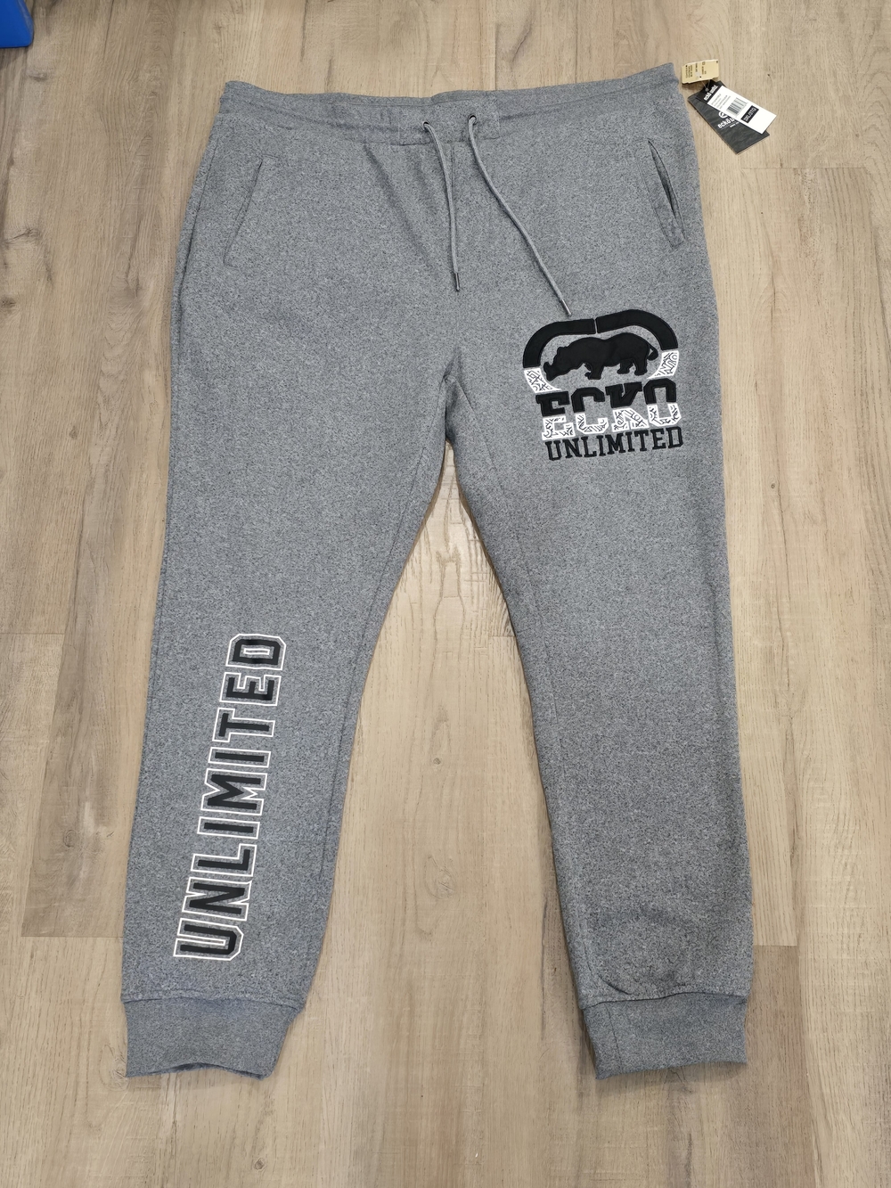 Ecko Unlimited Gray Logo Graphic Jogger Sweatpants